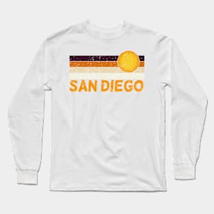 Retro Vintage San Diego Long Sleeve T-Shirt